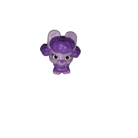 Littlest Pet Shop Purple Poodle Mini Action Figure‎ Collectible 2" - Picture 1 of 2